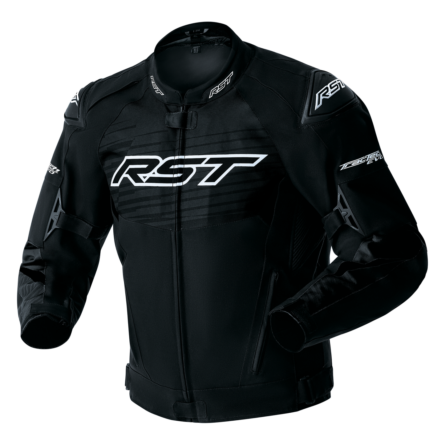 RST Tractech Evo D3O Textile Jacket - Black / White