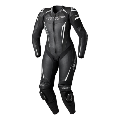 RST Tractech Evo D3O Ladies Leather Suit - Black / White