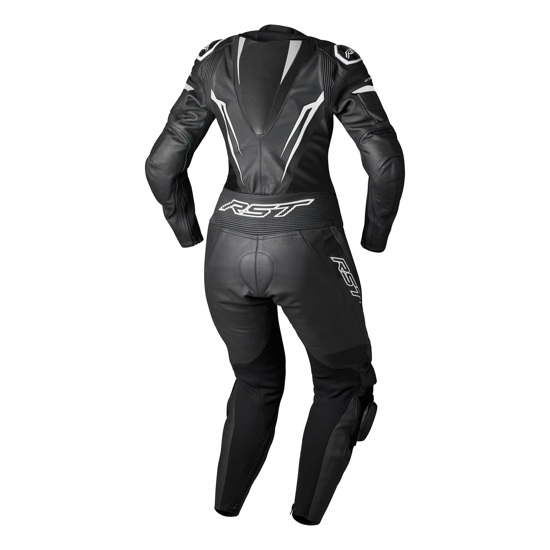 RST Tractech Evo D3O Ladies Leather Suit - Black / White