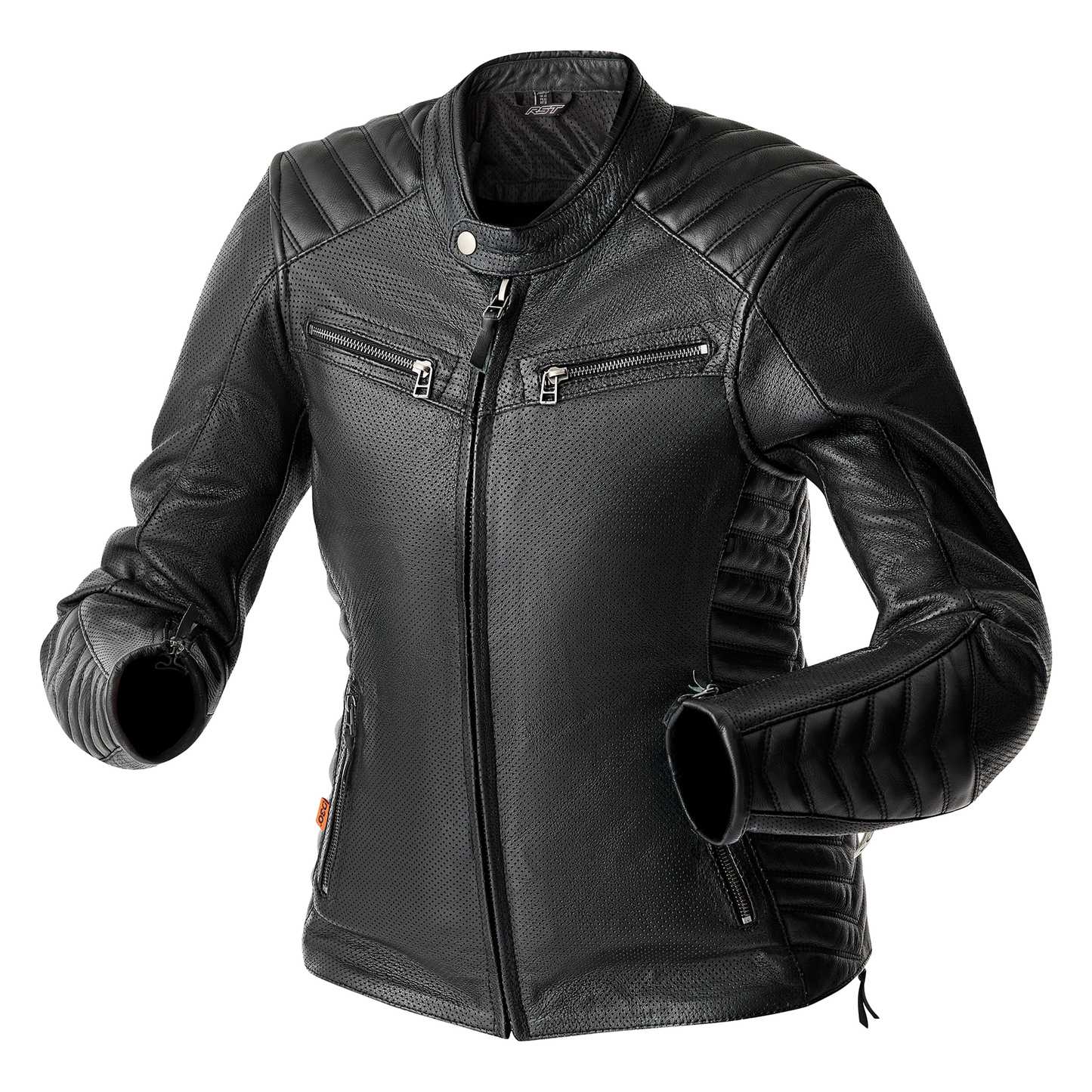 RST Roadster Air D3O Ladies Leather Jacket - Black