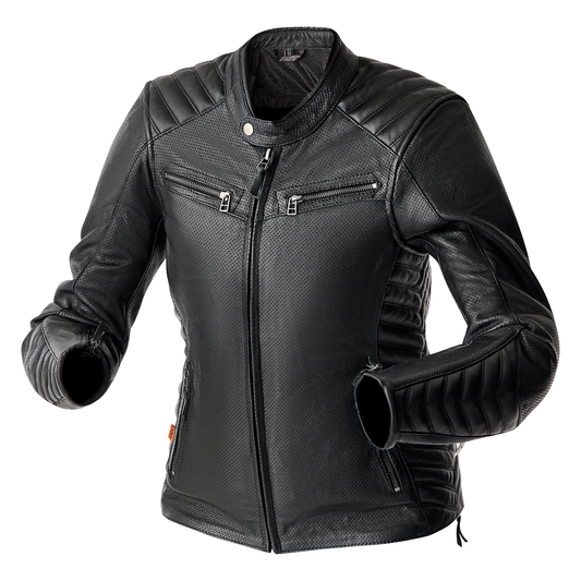 RST Roadster Air D3O Ladies Leather Jacket - Black