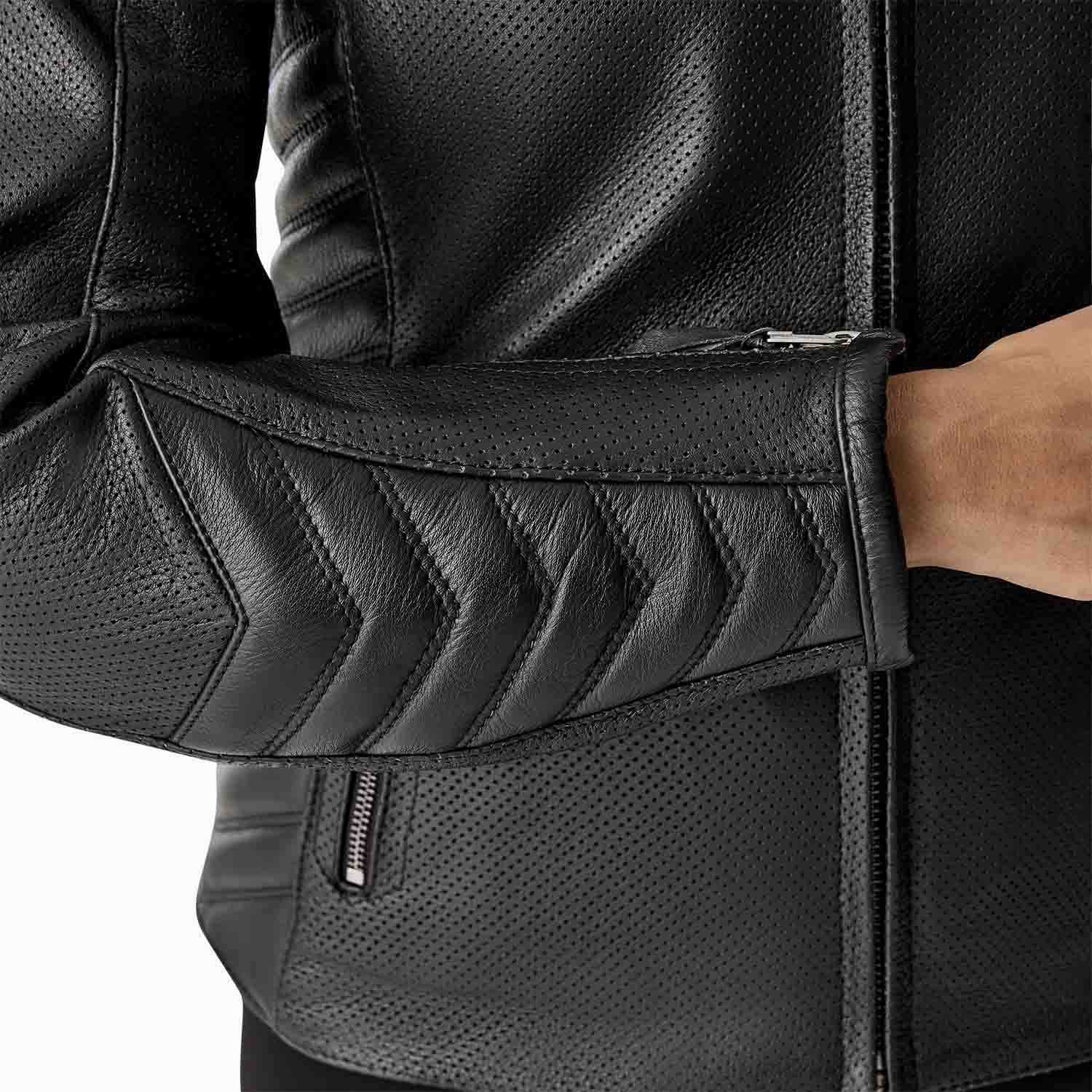 RST Roadster Air D3O Ladies Leather Jacket - Black