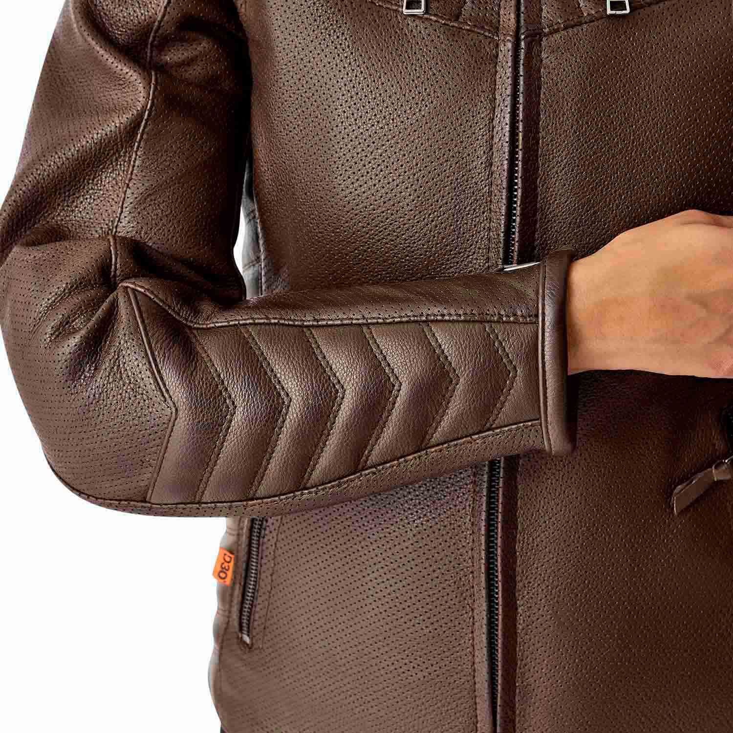 RST Roadster Air D3O Ladies Leather Jacket - Brown