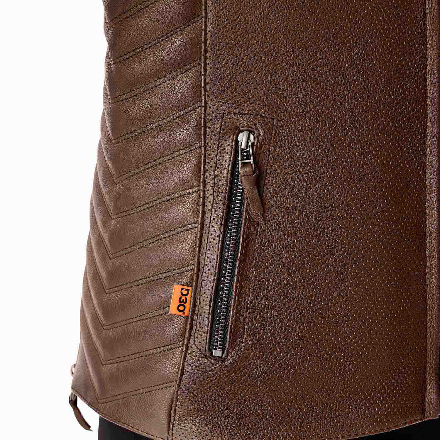 RST Roadster Air D3O Ladies Leather Jacket - Brown