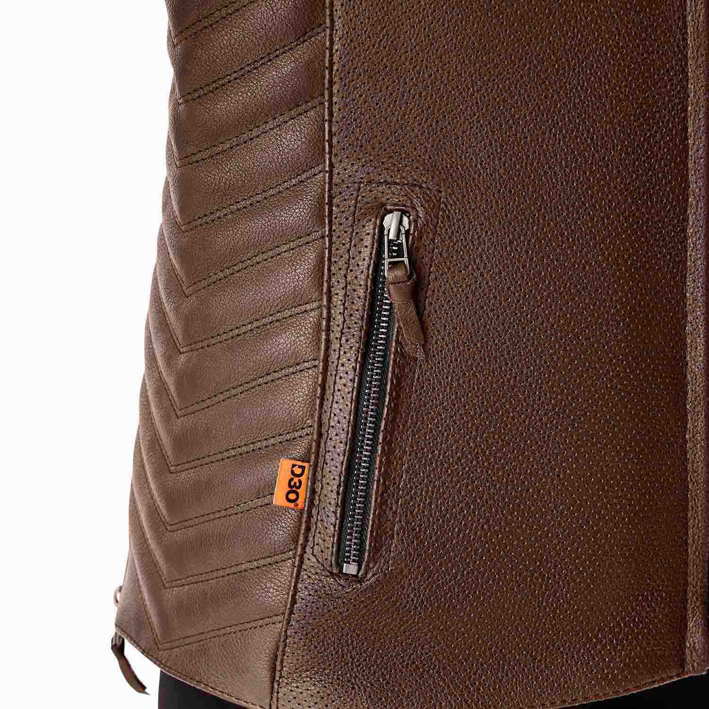 RST Roadster Air D3O Ladies Leather Jacket - Brown