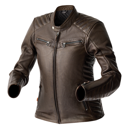 RST Roadster Air D3O Ladies Leather Jacket - Brown