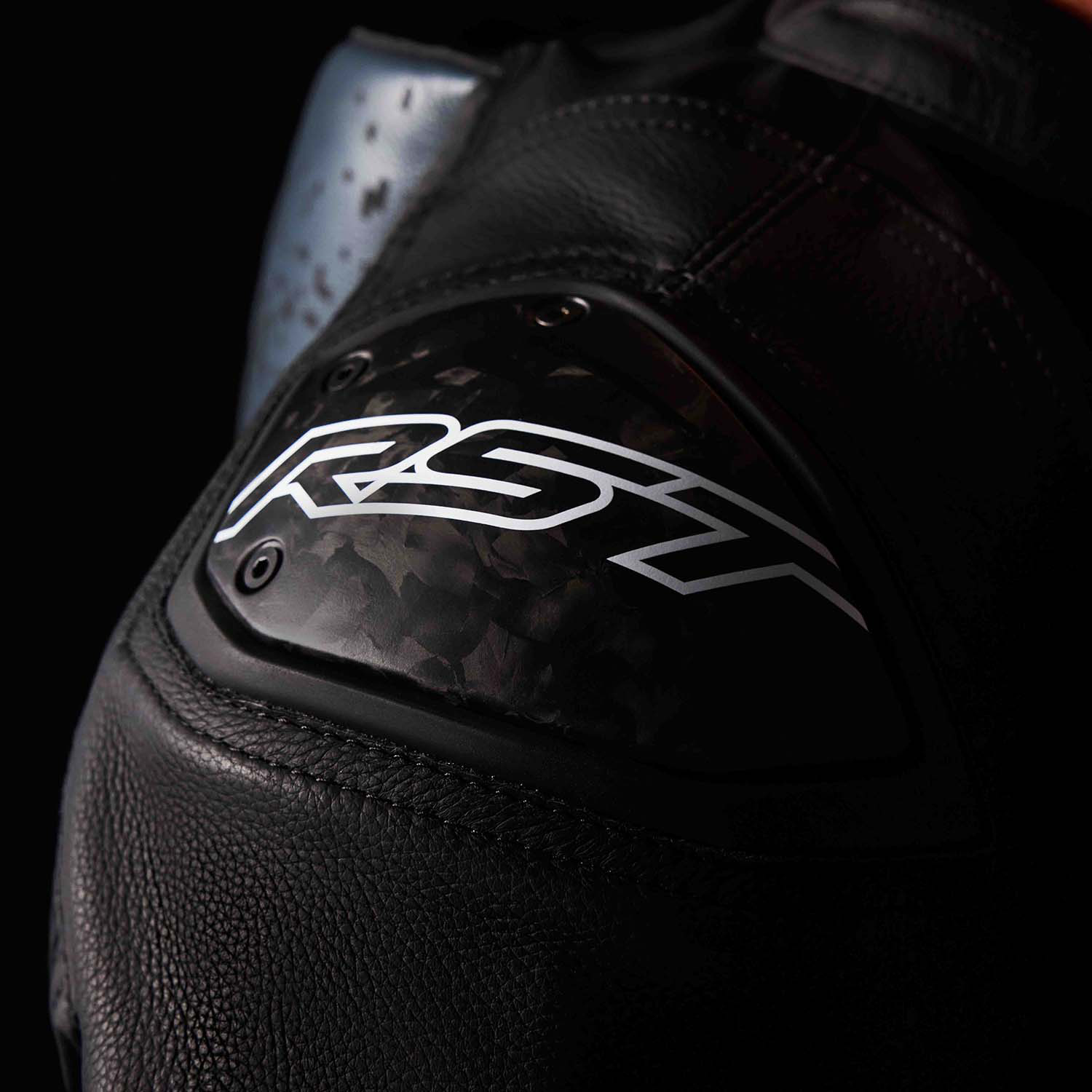 RST Pro Series Supersport-K D3O Leather Jacket - Grey  / Black