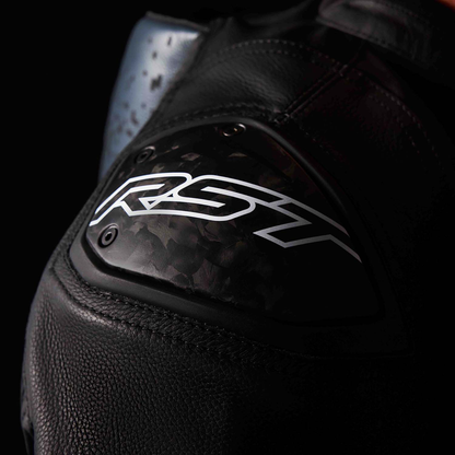 RST Pro Series Supersport-K D3O Leather Jacket - Grey / Black