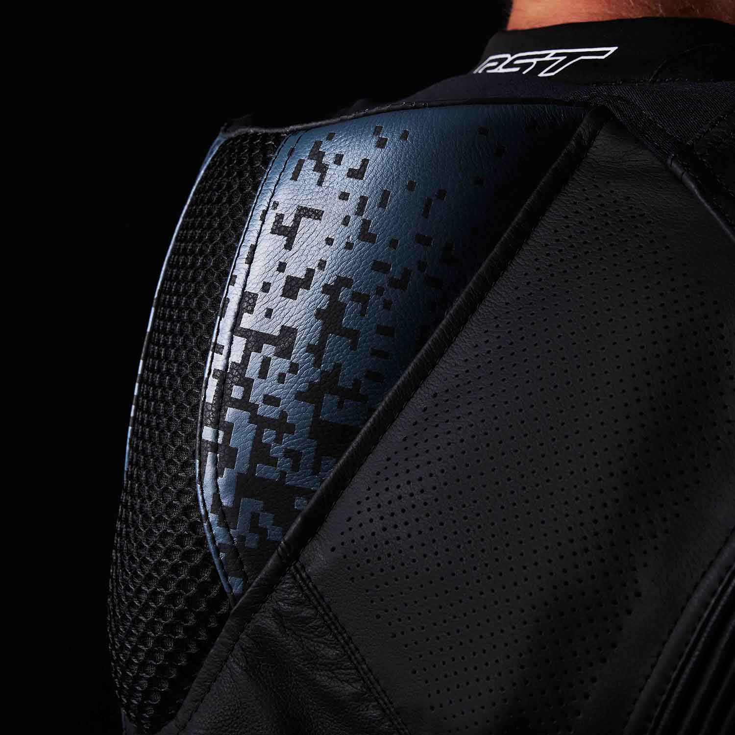RST Pro Series Supersport-K D3O Leather Jacket - Grey  / Black