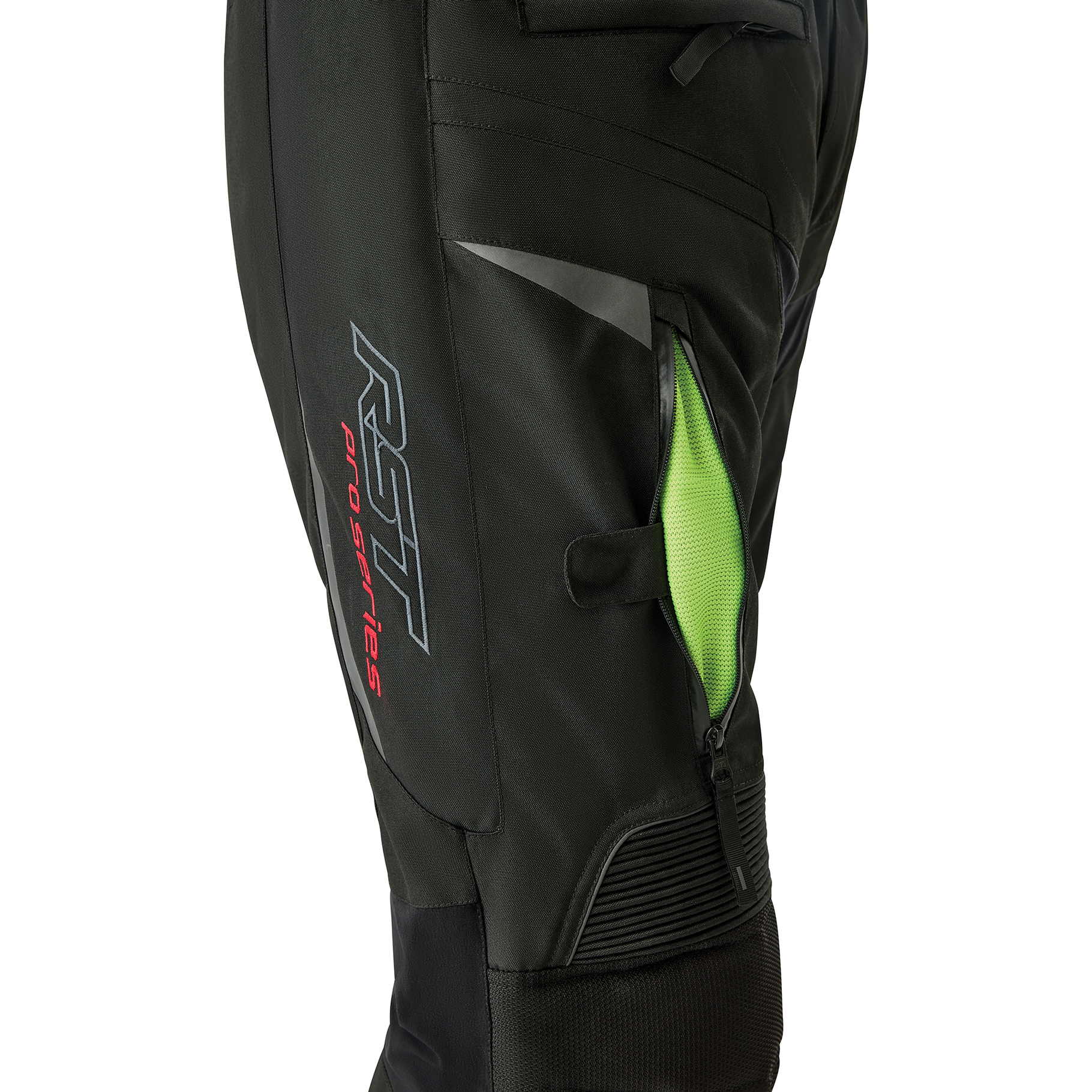 RST Pro Series Paragon D3O Textile Pants - Black / Black