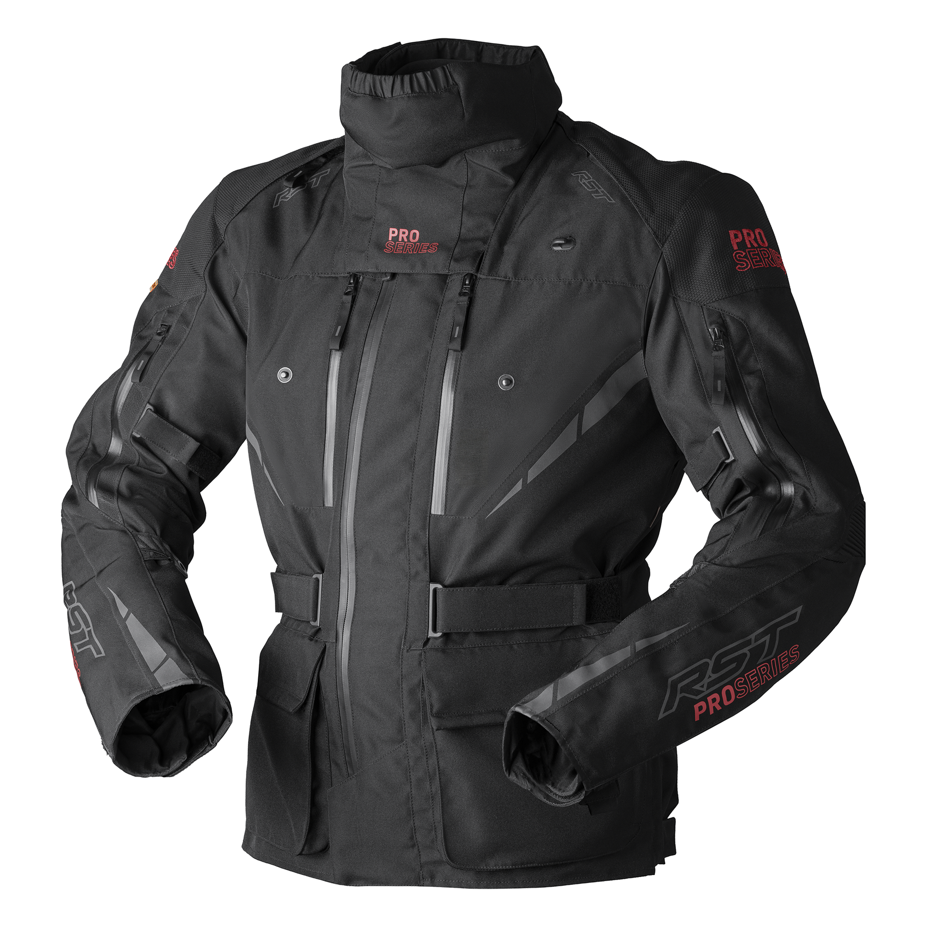 RST Pro Series Paragon D3O Ladies Textile Jacket - Black / Black