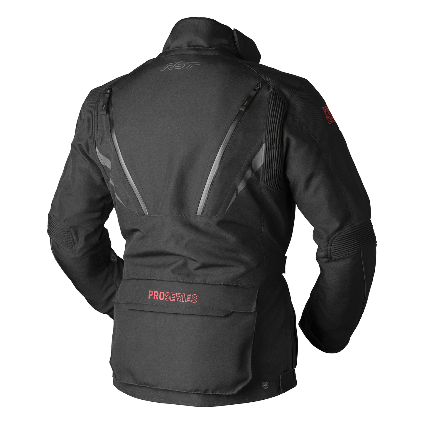 RST Pro Series Paragon D3O Ladies Textile Jacket - Black / Black