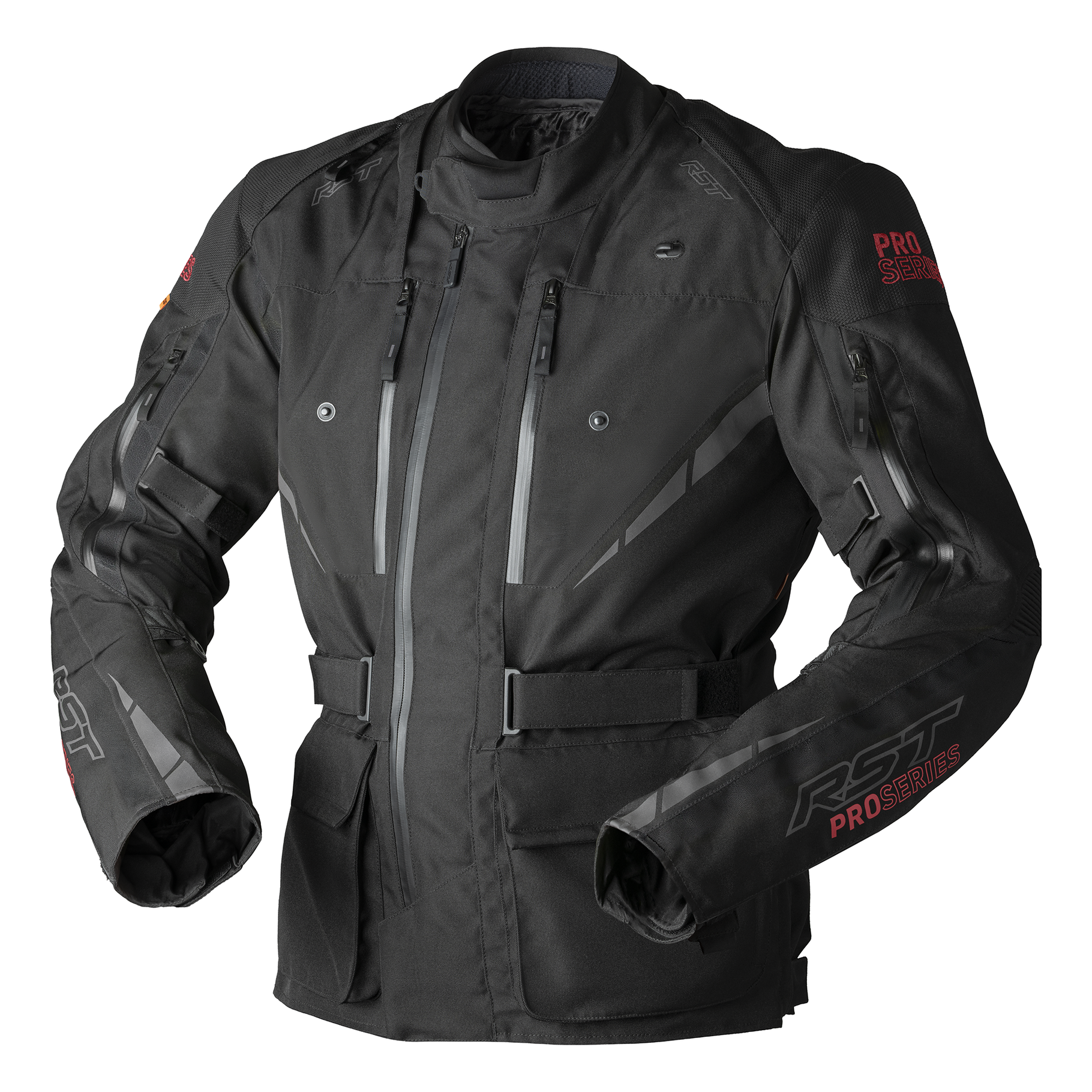 RST Pro Series Paragon D3O Ladies Textile Jacket - Black / Black