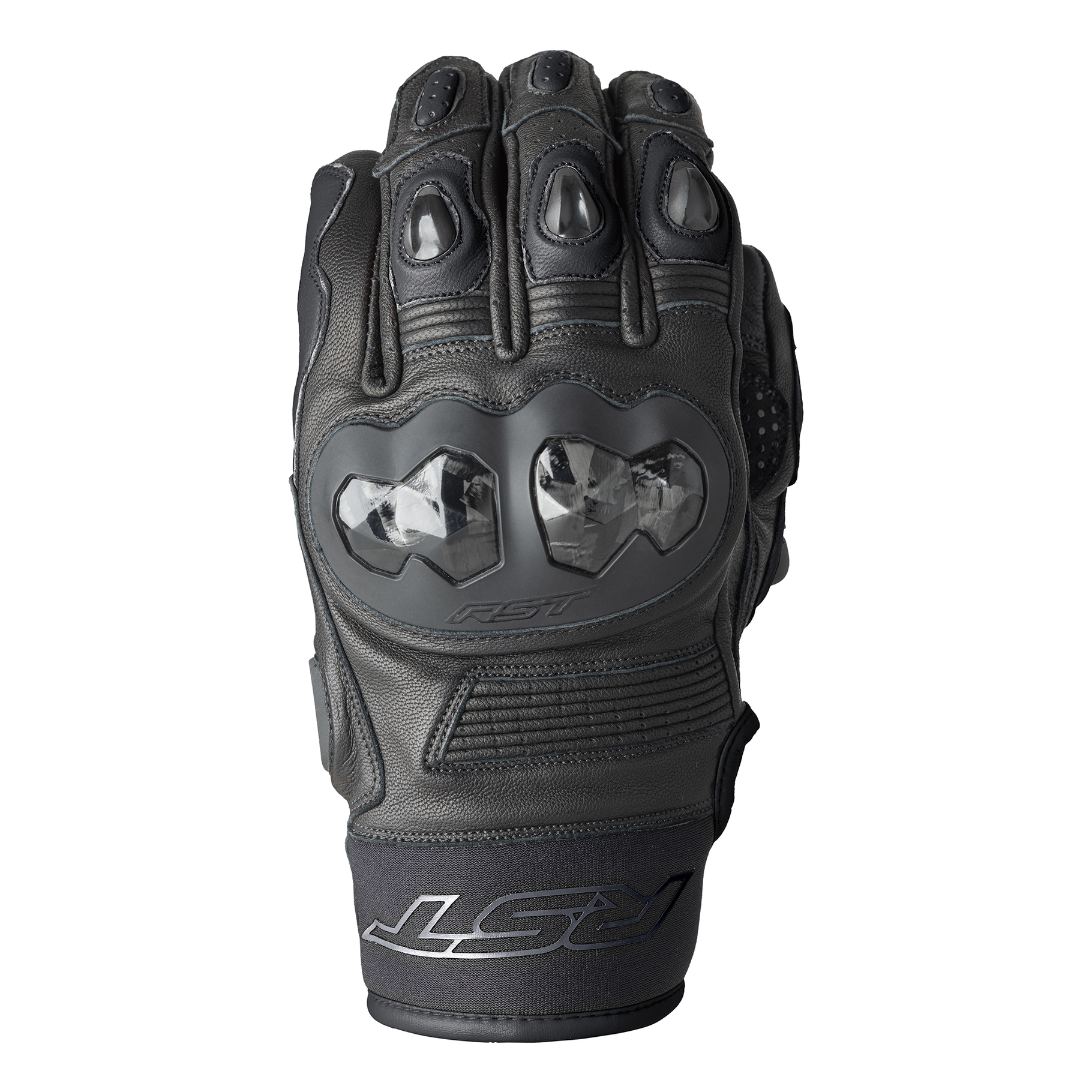 RST Freestyle 3 D3O Gloves - Black / Black