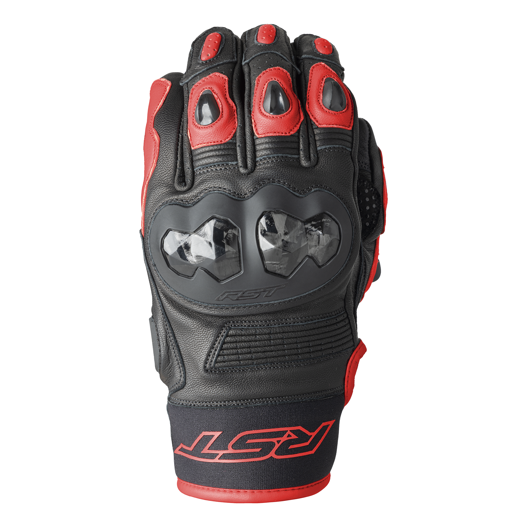 RST Freestyle 3 D3O Gloves - Black / Red