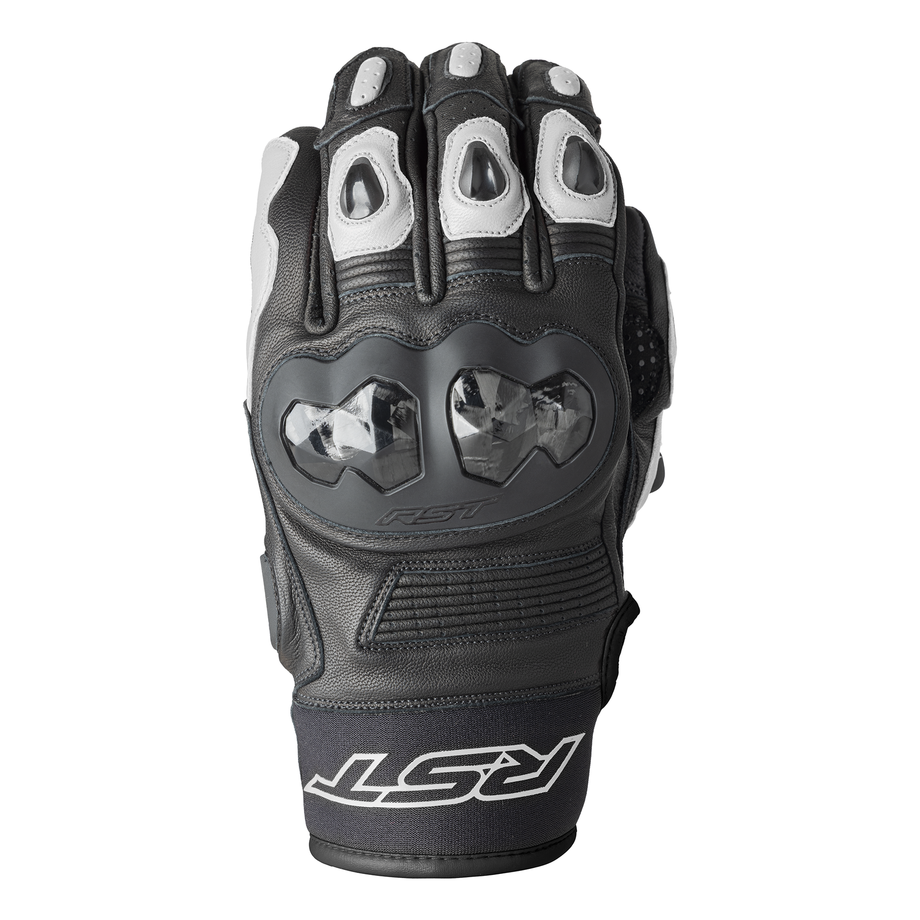 RST Freestyle 3 D3O Gloves - Black / White