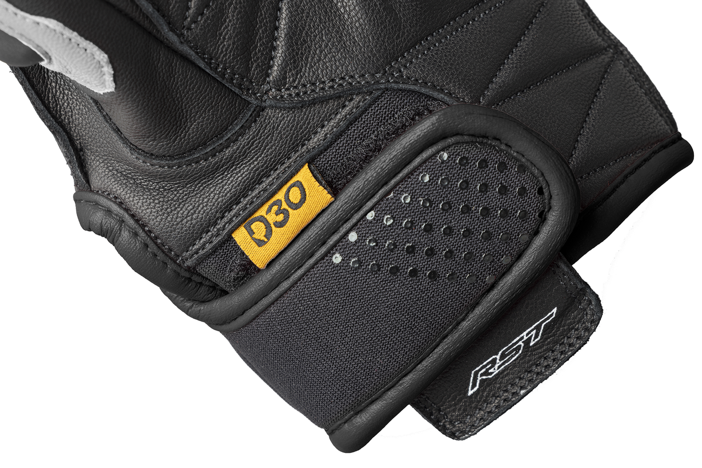 RST Freestyle 3 D3O Gloves - Black / White