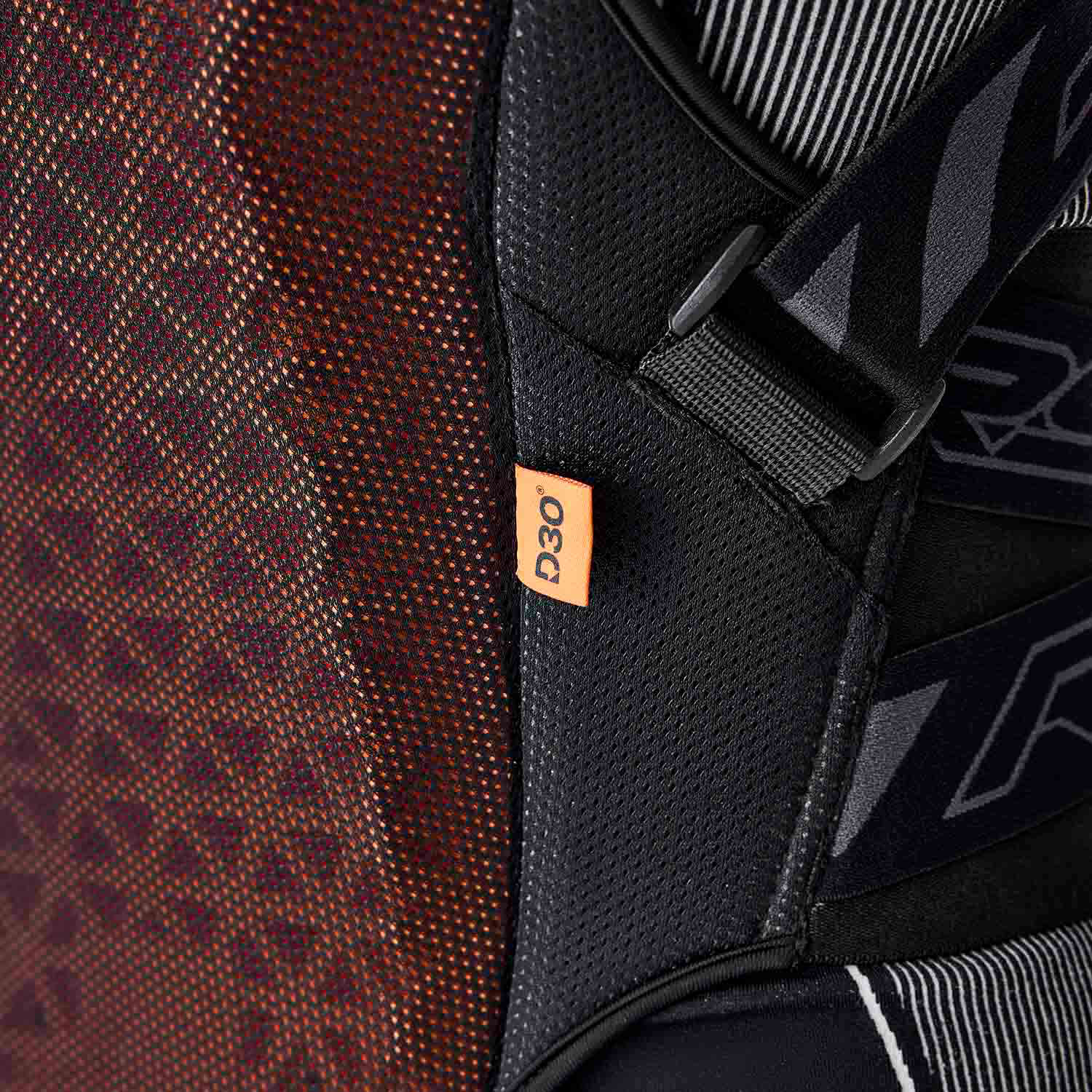 RST Race Dept D3O Back Protector With Straps - Orange