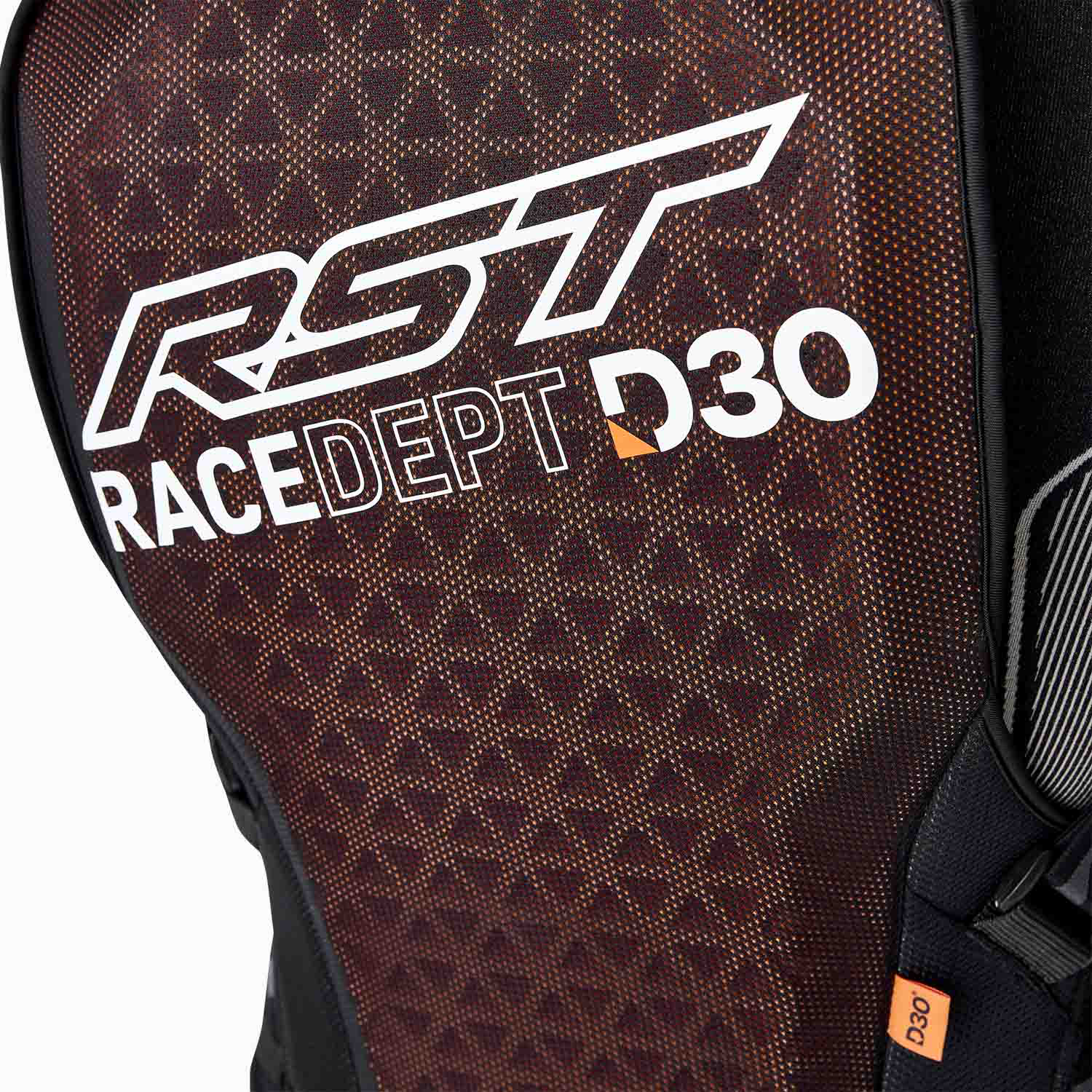 RST Race Dept D3O Back Protector With Straps - Orange