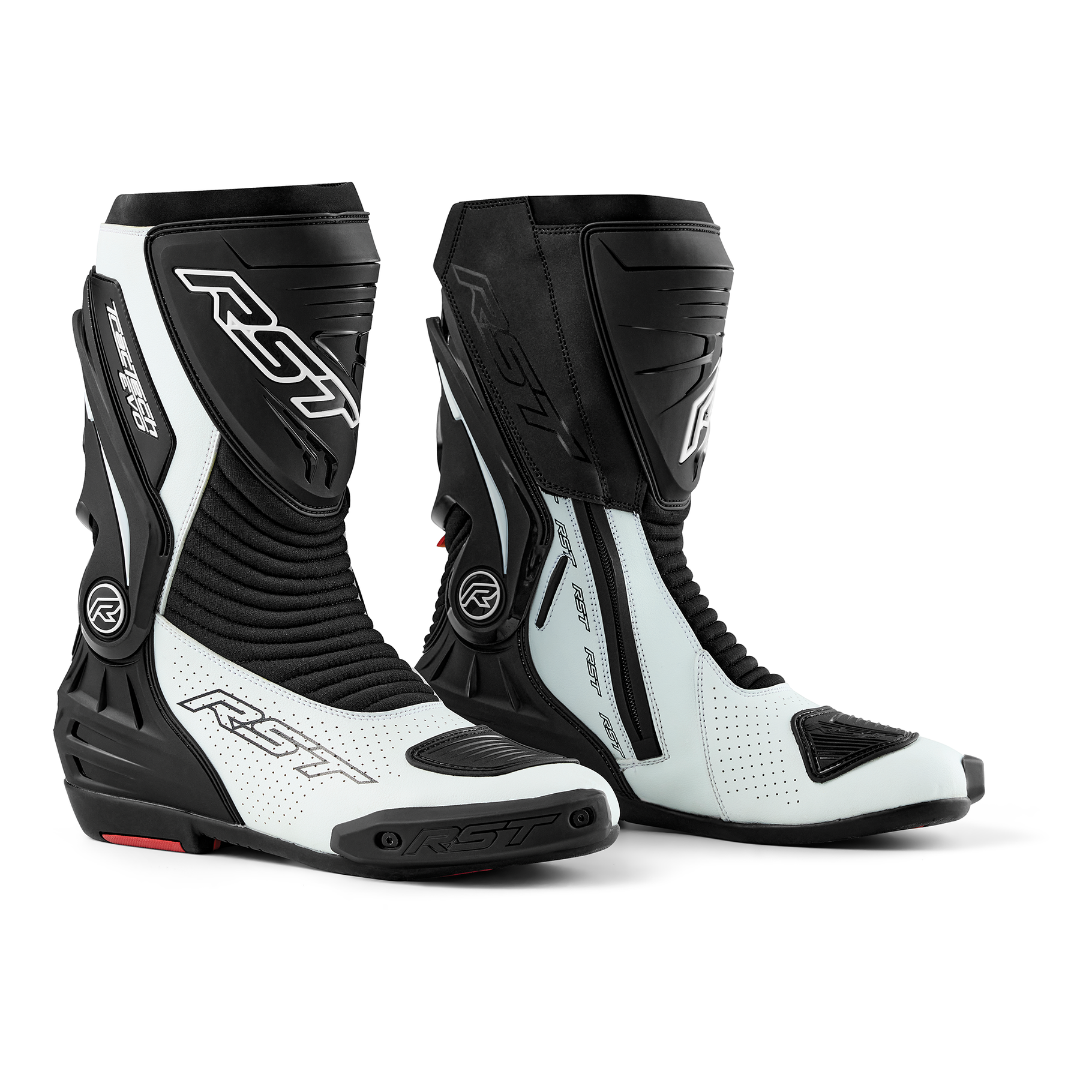 RST Tractech Evo D3O Boots - Black / White