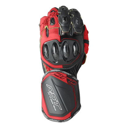RST Pro Series GP D3O Gloves - Black / Flo Red