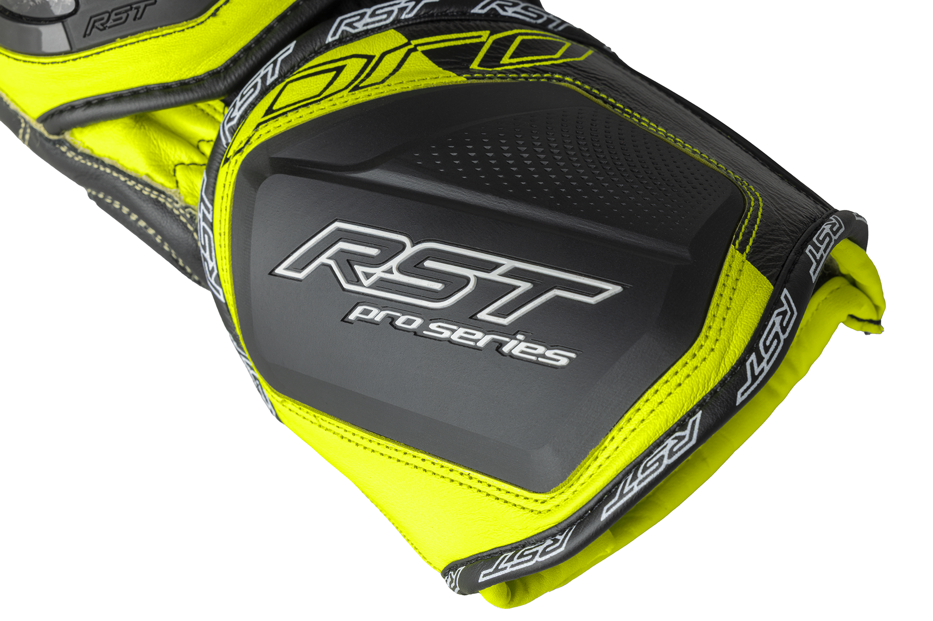 RST Pro Series GP D3O Gloves - Black / Flo Yellow