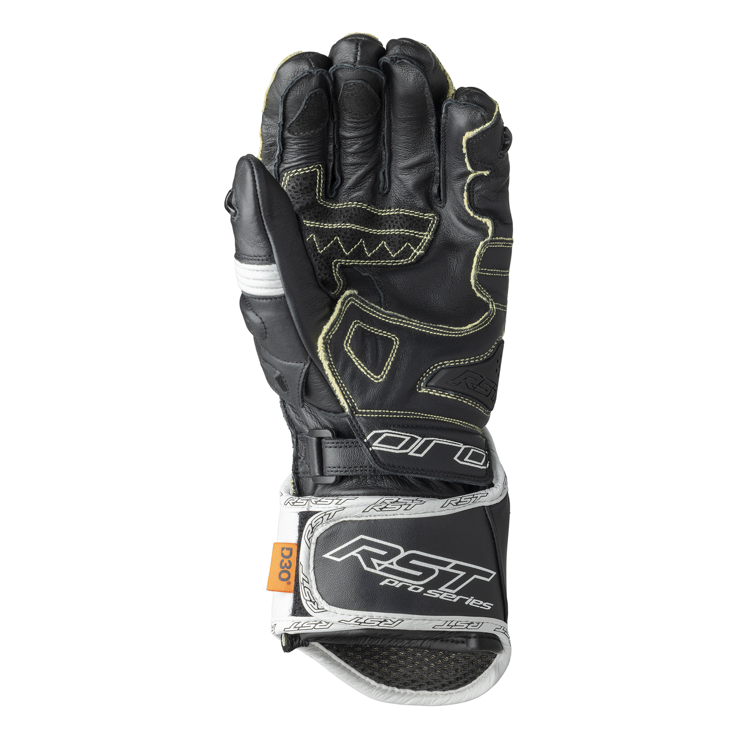 RST Pro Series GP D3O Gloves - Black / White