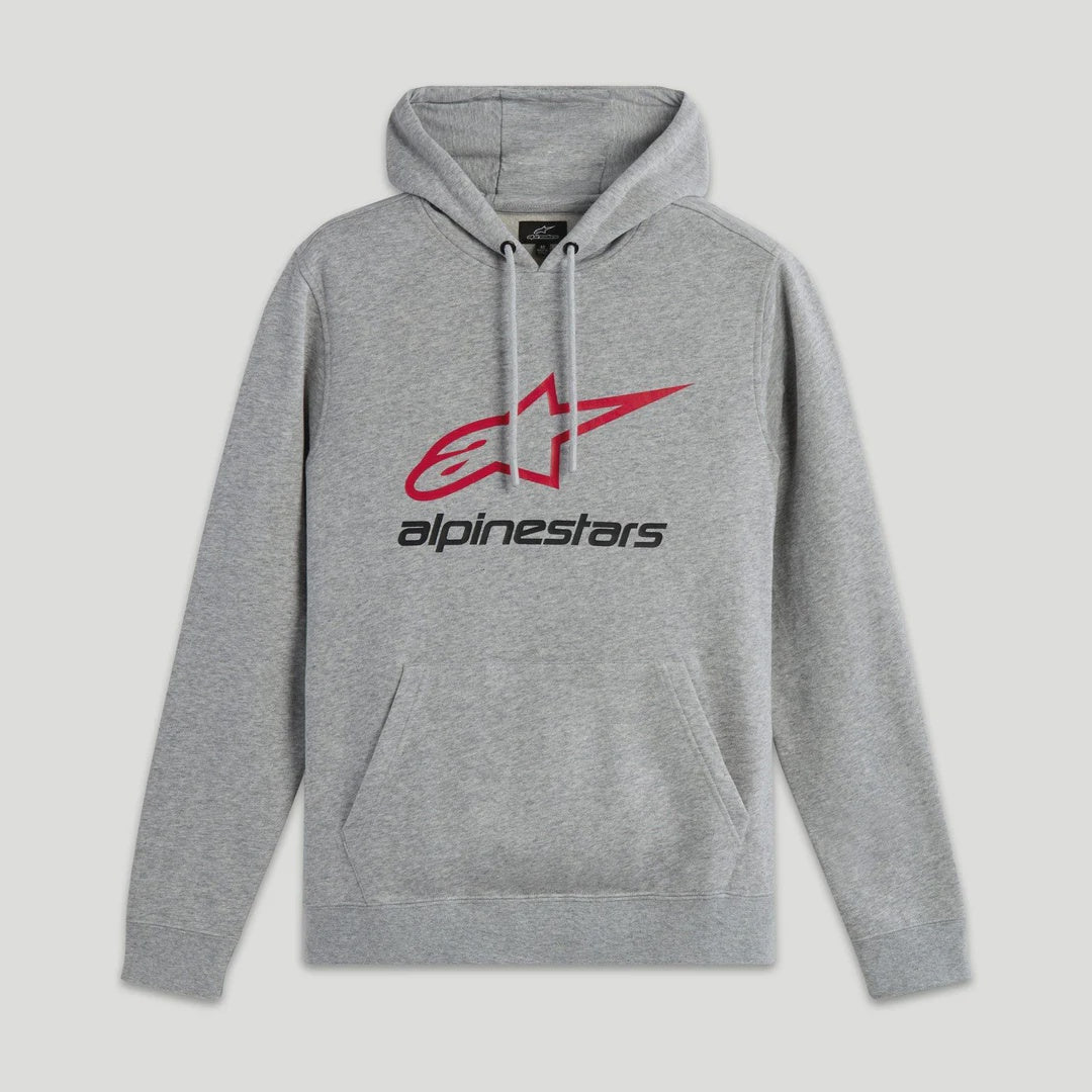 Alpinestars Always Hoodie V3 Grey Heather/Red