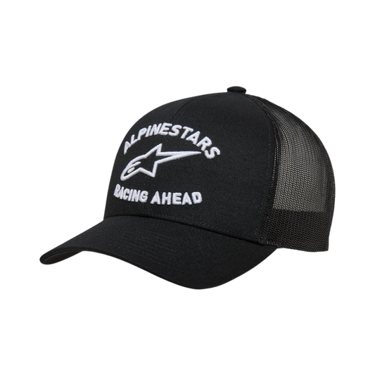 Alpinestars Triple Trucker Hat - Black / Black / White