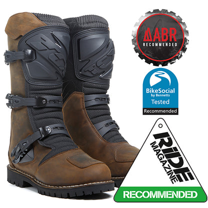 TCX Drifter Waterproof Vintage Boots - Brown