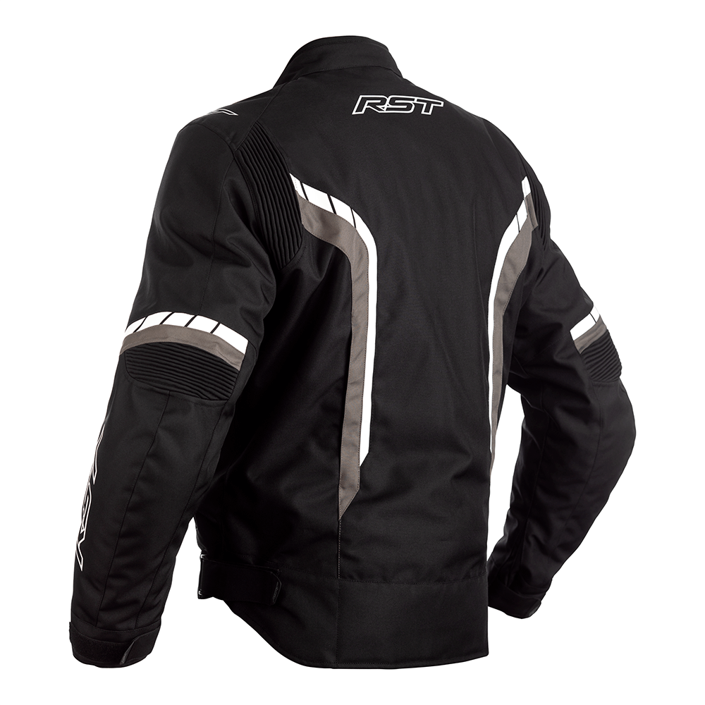 RST Axis CE Mens Textile Jacket - Black / Grey / White