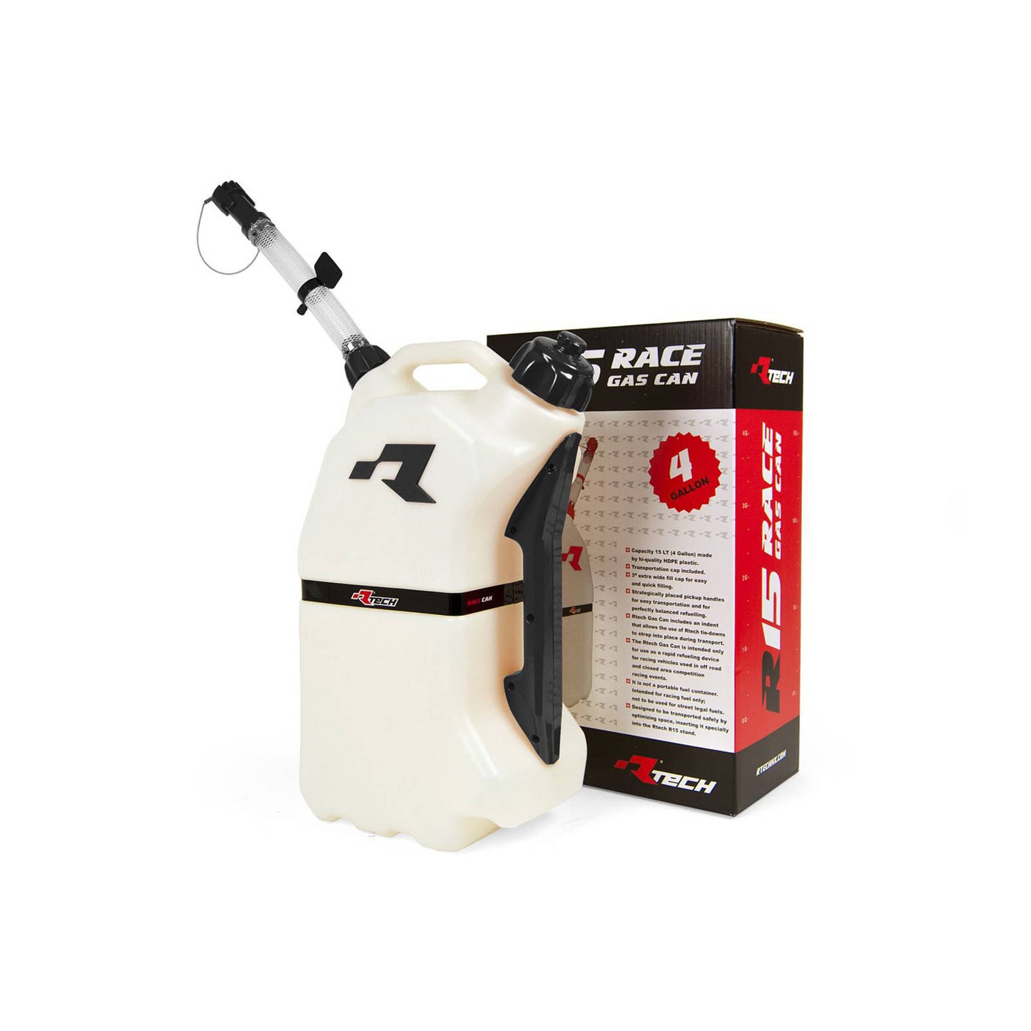 Racetech Fuel Can (15L) w/Flexible Hose Spout