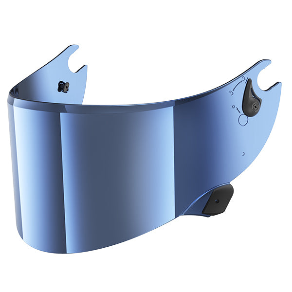 Shark Aeron Visor Mirrored Anti-Scratch - Blue