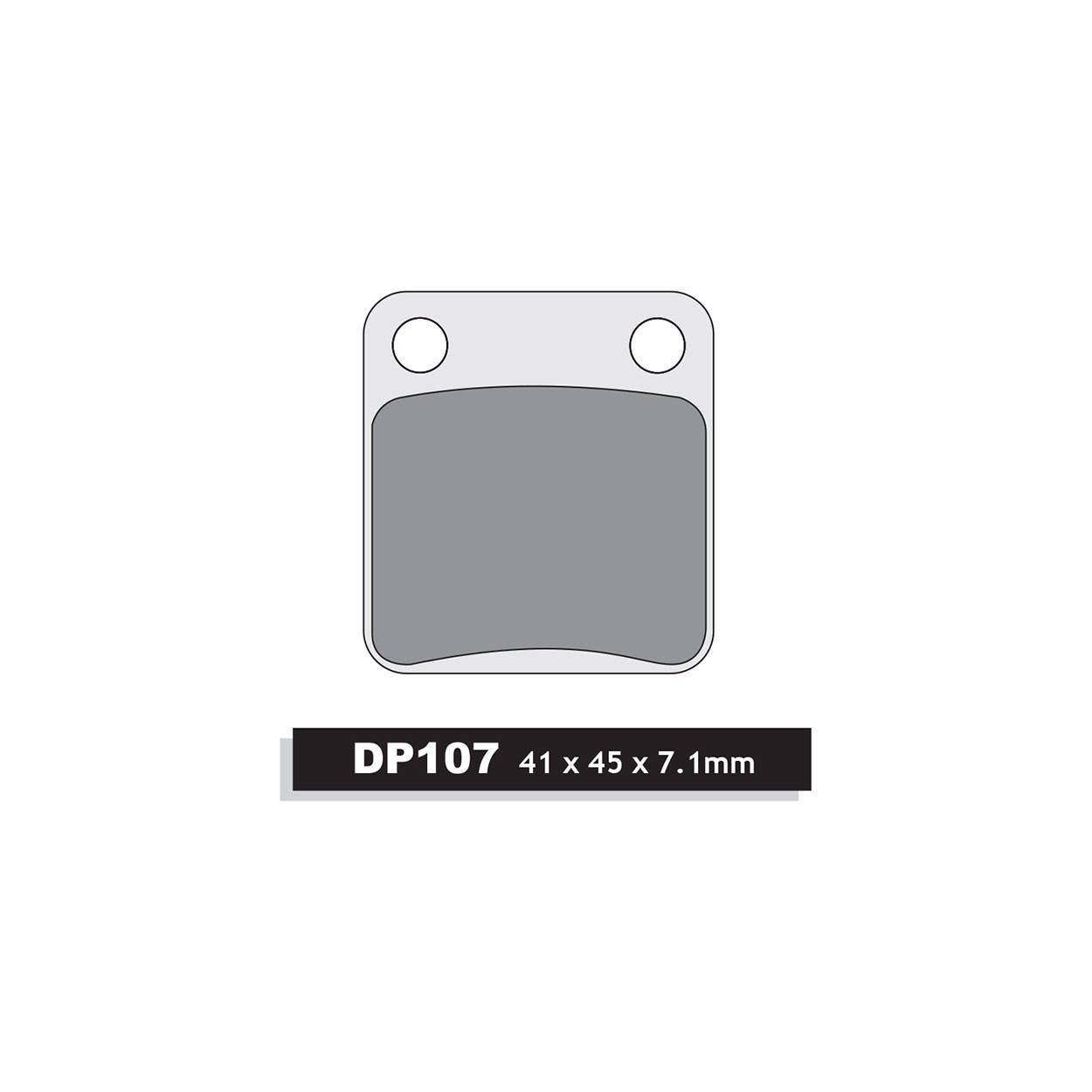dp brakes Brake Pads Standard DP107