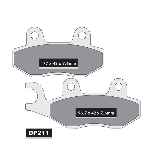 dp brakes Brake Pads Standard DP211