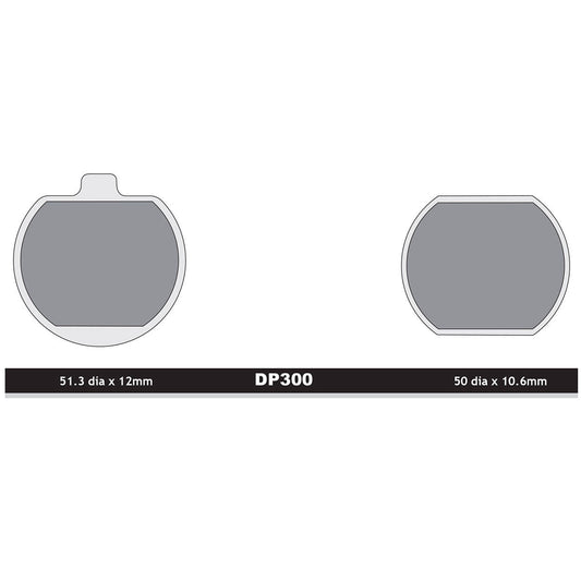 dp brakes Brake Pads Standard DP300