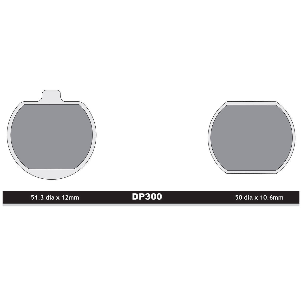 dp brakes Brake Pads Standard DP300