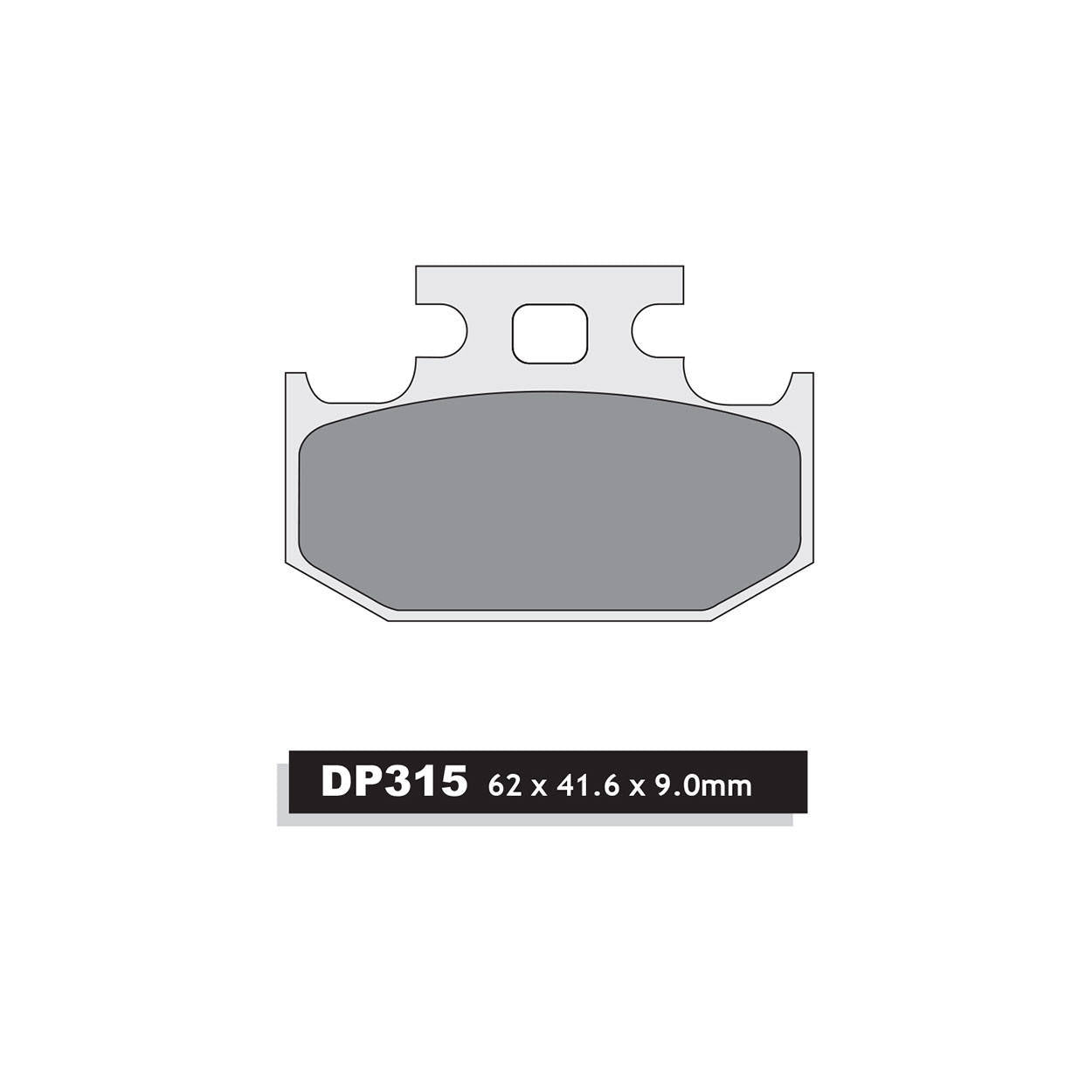dp brakes Brake Pads Standard DP315