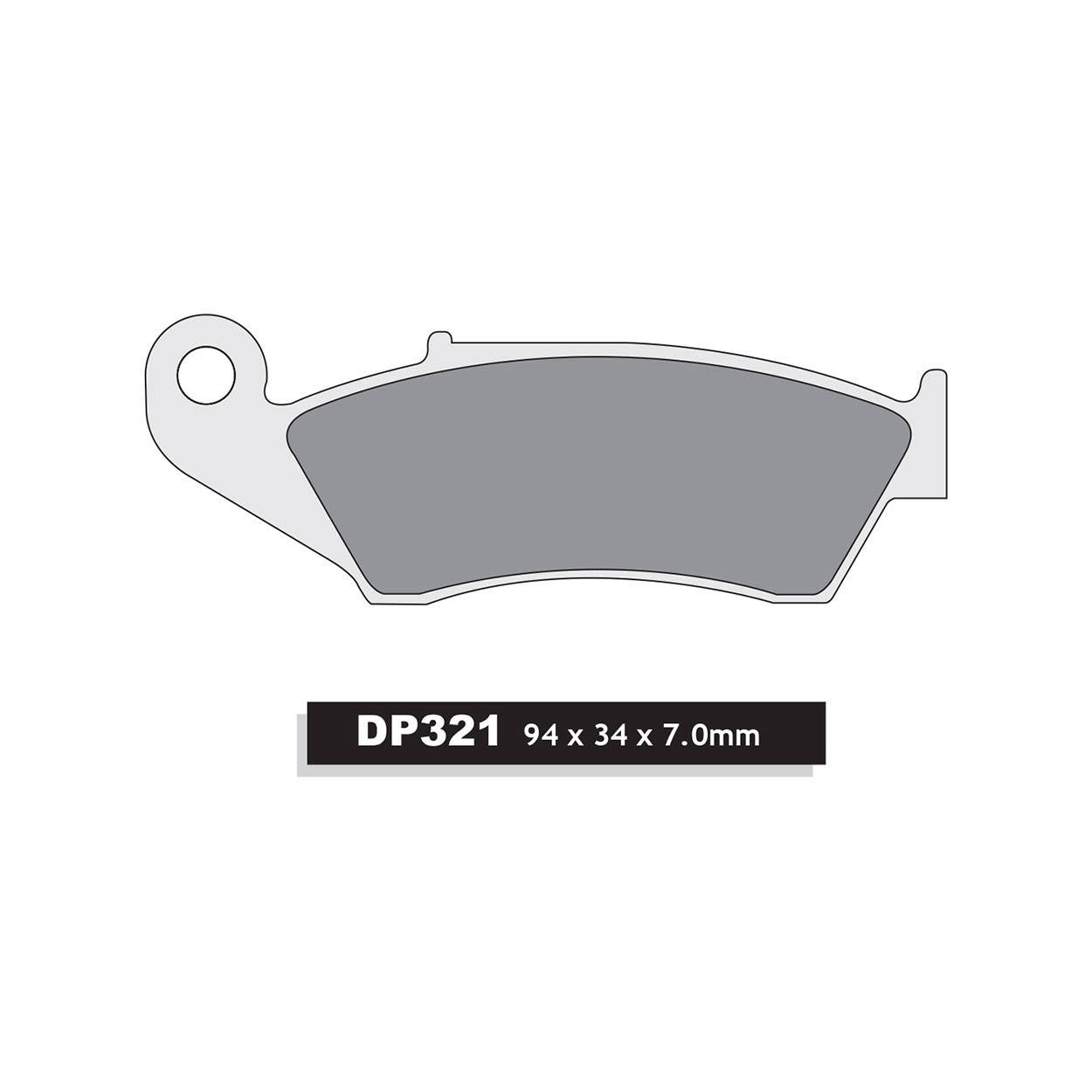 dp brakes Brake Pads Standard DP321
