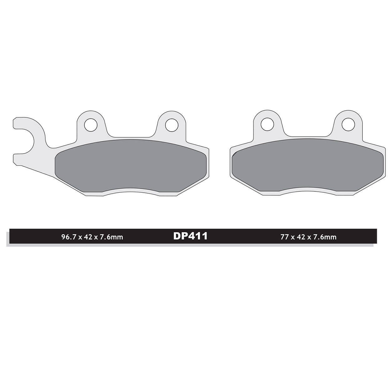 dp brakes Brake Pads Standard DP411
