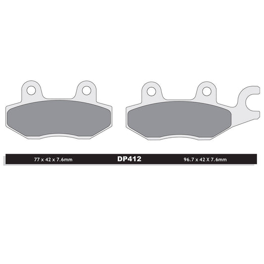 dp brakes Brake Pads Standard DP412