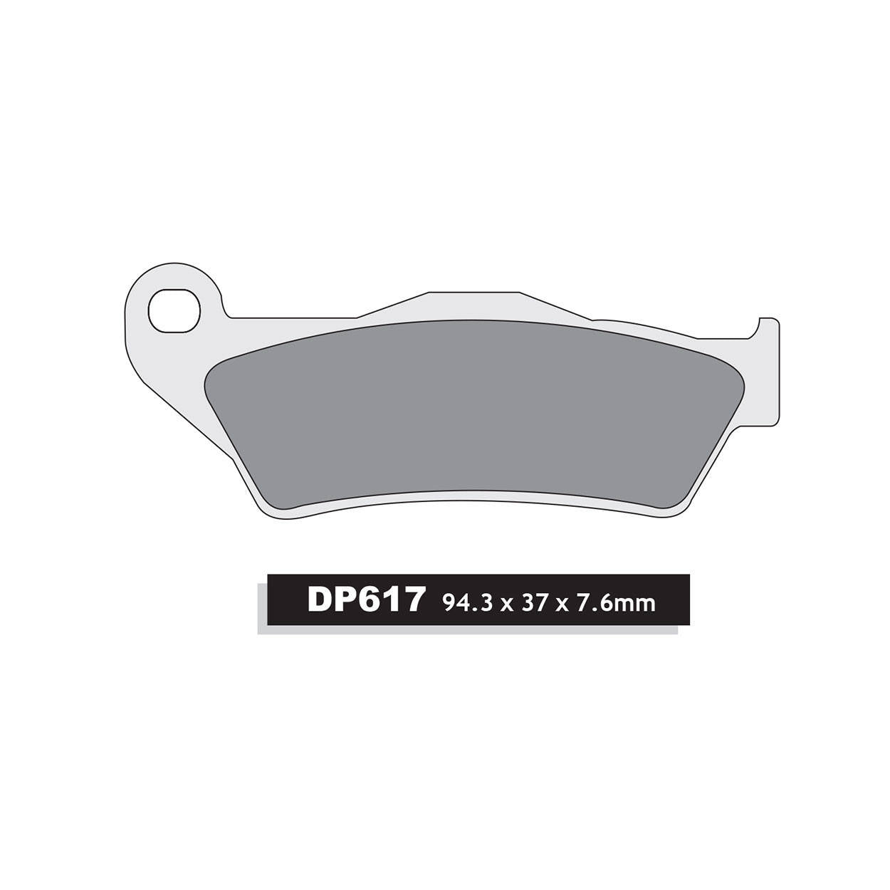 dp brakes Brake Pads Standard DP617