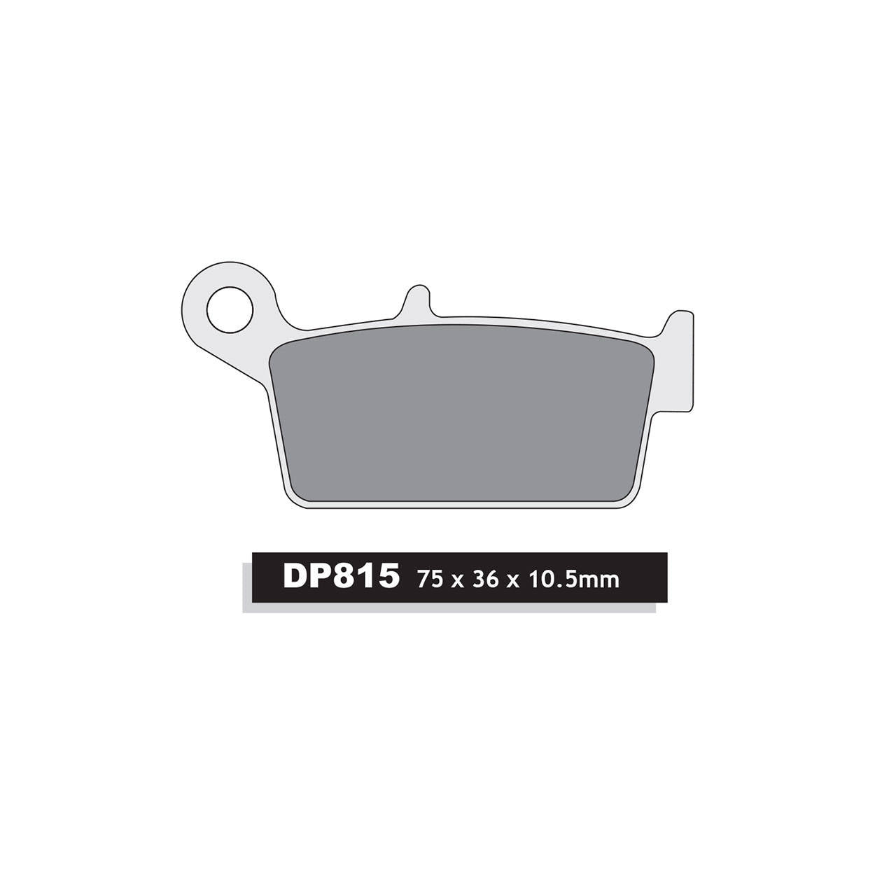 dp brakes Brake Pads Standard DP815