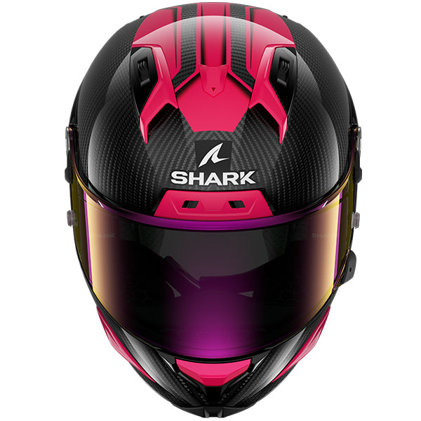 Shark Aeron Full Face Carbon Helmet DVB - Violet / Black