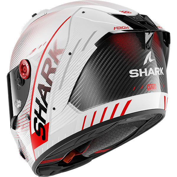 Shark Aeron Speed-Tech DWR - Carbon / White / Red