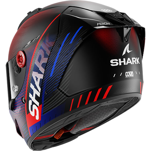 Shark Aeron Speed-Tech DBR - Carbon / Blue / Red