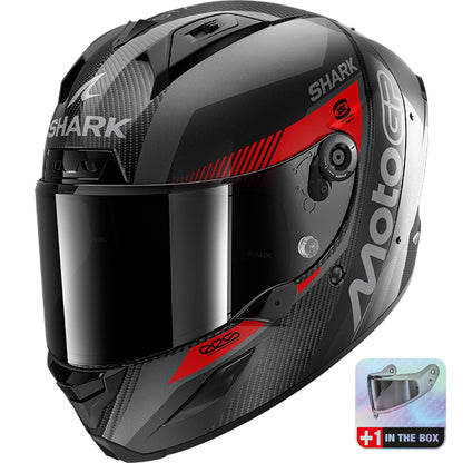 Shark Aeron MotoGP DAR - Carbon / Anthracite / Red