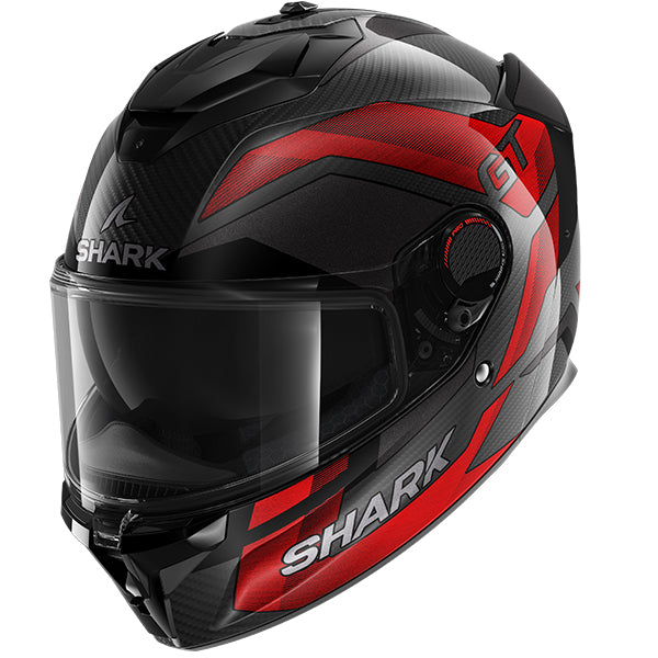 Shark Spartan GT Pro Carbon Ritmo DRU - Red / Chrome