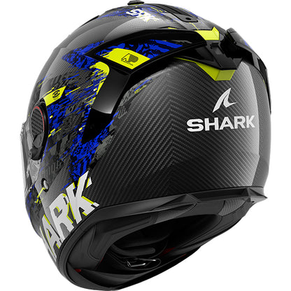 Shark Spartan GT Pro Speed-Vib DAB - Carbon / Anthracite / Blue