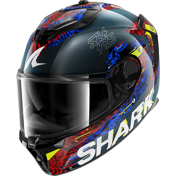 Shark Spartan GT Pro Carbon Speed-Vib DBR - Blue / Red